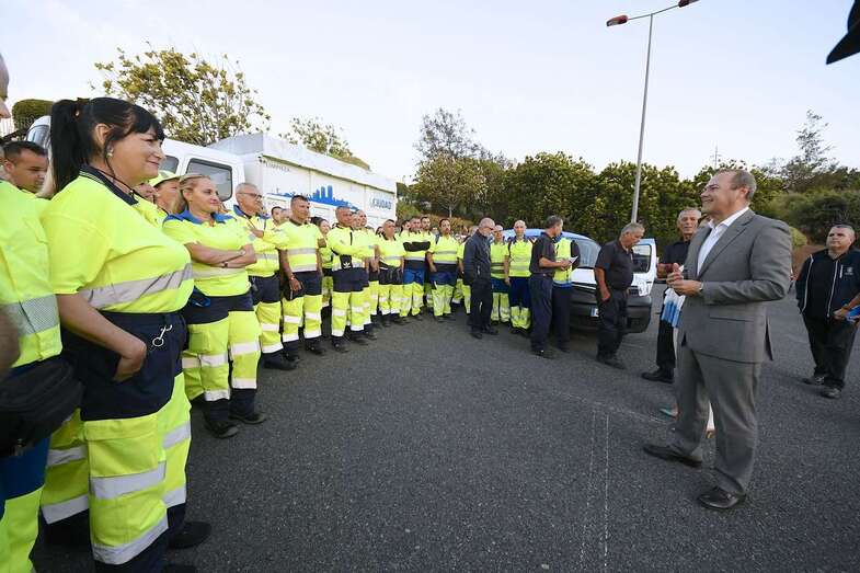 Presentación de los nuevos trabajadores (Foto TA)